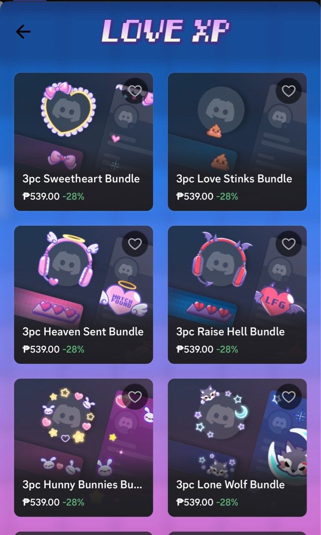 Love XP | Discord Decoration (Category: Announcements) located in Manila. Submitted by deardolia (Listing ID 1470165241, Image 1). Description: ⟢ processing time : 0 -1d ⟢ for willing to wait only ⟢ sending it via gift link !.