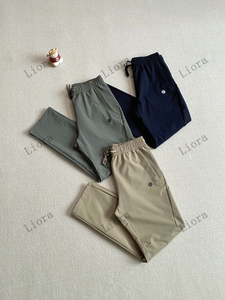 優質商家 ️全新包郵Lululemon Air Cotton Blend Casual Pants 露露樂蒙 空氣棉混紡 藏藍色 灰綠色 卡其 ...
