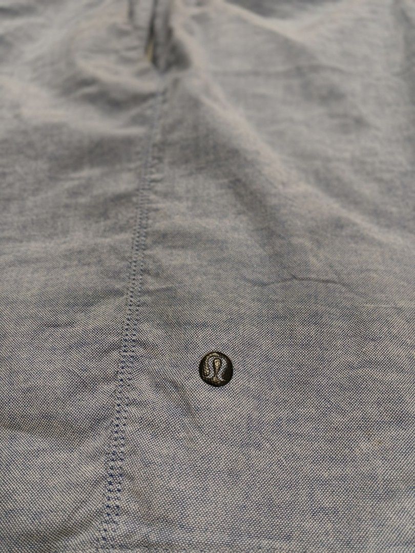 Lululemon Commission Short 9" Oxf (Category: Shorts) located in Cebu City. Submitted by danlloydnavarro (Listing ID 1470266025, Image 3). Description: LULULEMON Commission Shorts Light Blue Oxford 34W 20L 5 pockets 900+shipping.