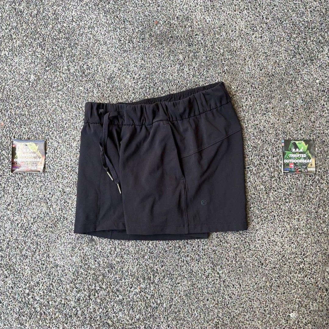 Lululemon On The Fly Short *Woven Womens (Category: Shorts) located in Caloocan City. Submitted by rjlthrifts (Listing ID 1470184228, Image 1). Description: Lululemon On The Fly Short *Woven Womens Excellent Condition Color Rate 10/10 Size 4 on tag 26 - 30 Waist Line 12 Length No Issue. Price. 1,180 Loc. South Caloocan Courier. J&T And Flash Express.