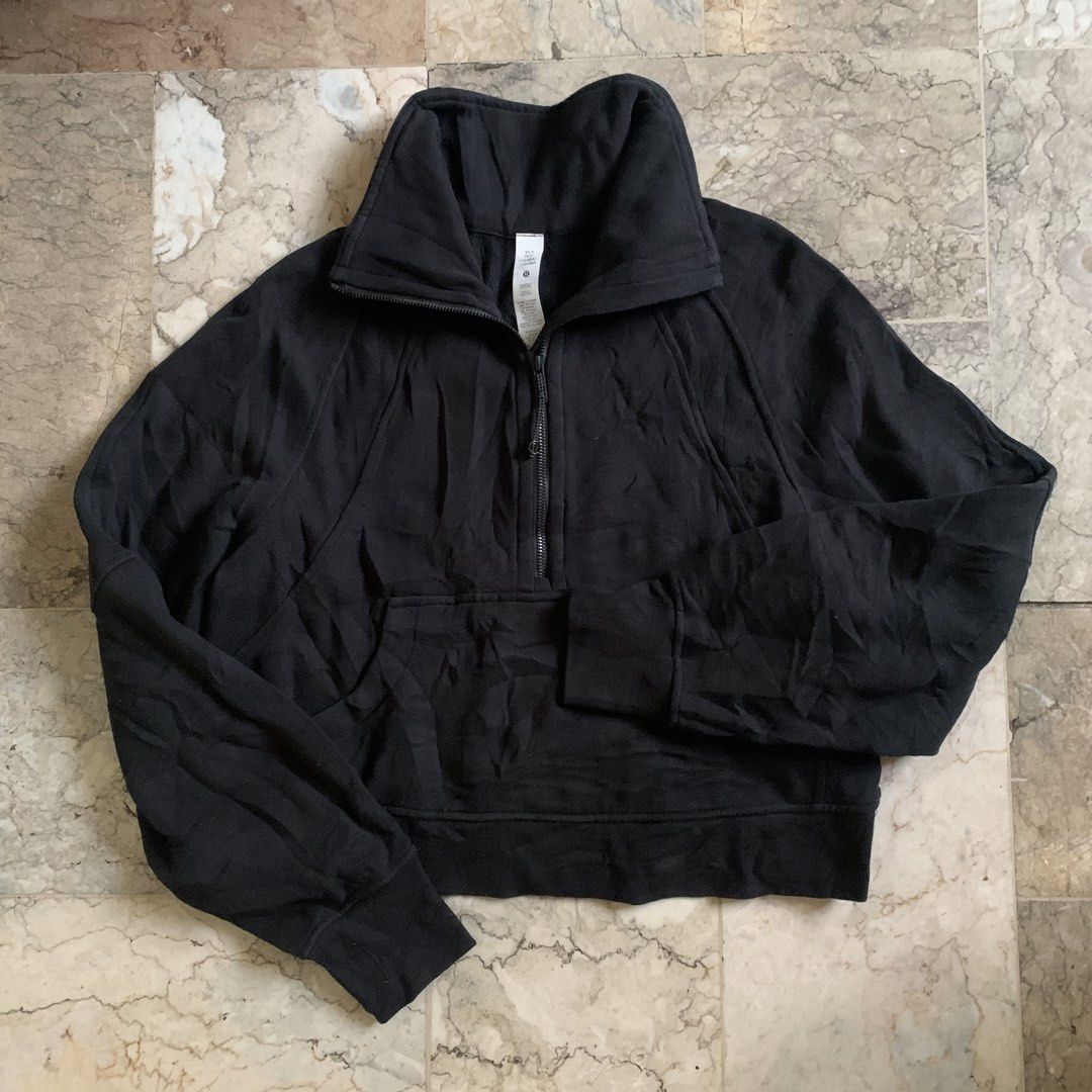 Lululemon Scuba Oversized Funnel Neck Shirt Jacket (Category: Activewear) located in Tarlac. Submitted by closetcleanupsale.ph (Listing ID 1470247273, Image 1). Description: XS/S Like new Light cotton Terry LP POSTED.
