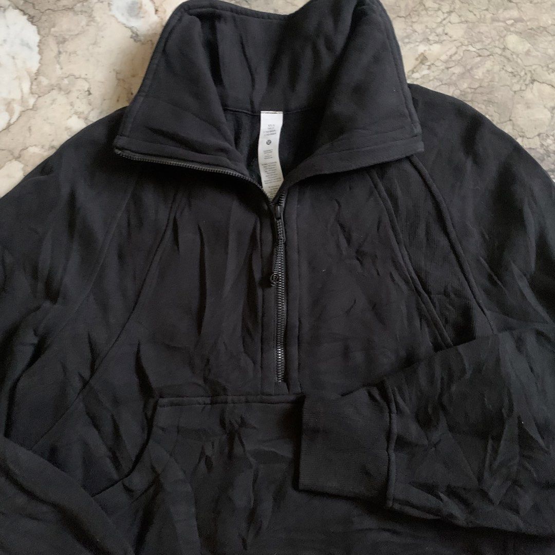 Lululemon Scuba Oversized Funnel Neck Shirt Jacket (Category: Activewear) located in Tarlac. Submitted by closetcleanupsale.ph (Listing ID 1470247273, Image 2). Description: XS/S Like new Light cotton Terry LP POSTED.