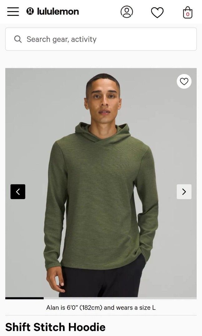 🏷️Lululemon Shift Stitch Men's Hoodie (Category: Activewear) located in Cebu City. Submitted by keenstone_24df15 (Listing ID 1470186174, Image 2). Description: 💯 Authentic 🏷️Lululemon Shift Stitch Men's Hoodie Size: Medium Width: 20.5 Length: F 26.5 / B 27.5 Colorate & Condition: 9.8 Out Of 10 Like New Condition No Issue 📌Mine: 1,500 ✈️Free Shipping 🏠Location: Cebu City 🚚Thru J&T (Door To Door).