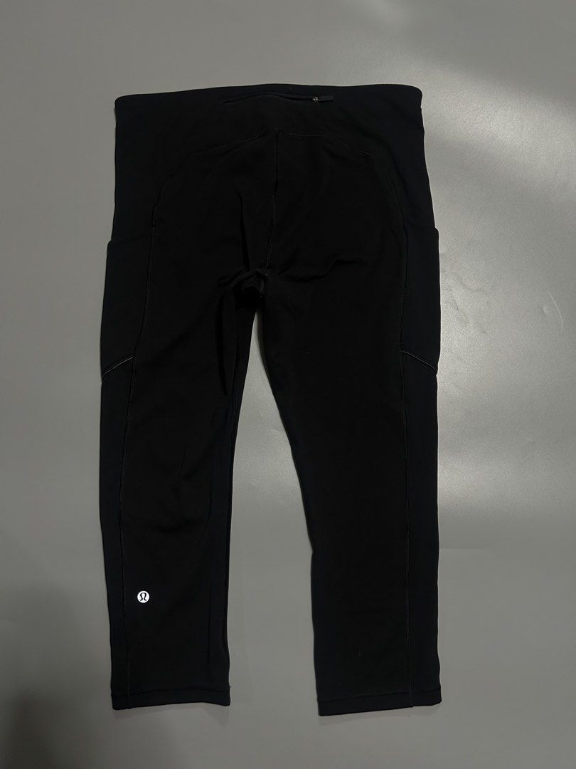 Lululemon Speed Up Crop leggings (authentic) (Category: Activewear) located in Trece Martires City. Submitted by flip_flips (Listing ID 1470320910, Image 1). Description: Lululemon Speed Up Crop leggings (authentic) -Size 10 dot -Dimes: 32-40 waist stretch 30.5 length -Excellent condition -9.5/10 color rate -issue: none.