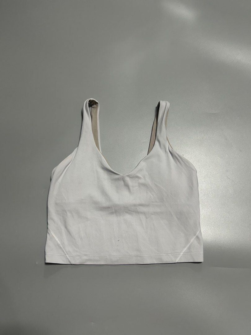 Lululemon sports bra (authentic) (Category: Activewear) located in Trece Martires City. Submitted by flip_flips (Listing ID 1470321089, Image 2). Description: Lululemon sports bra (authentic) -Size 6 dot -Dimes: 14-18 width stretch 9 inches length from pit to bottom -Like new condition -9.5/10 color rate -issue: none.