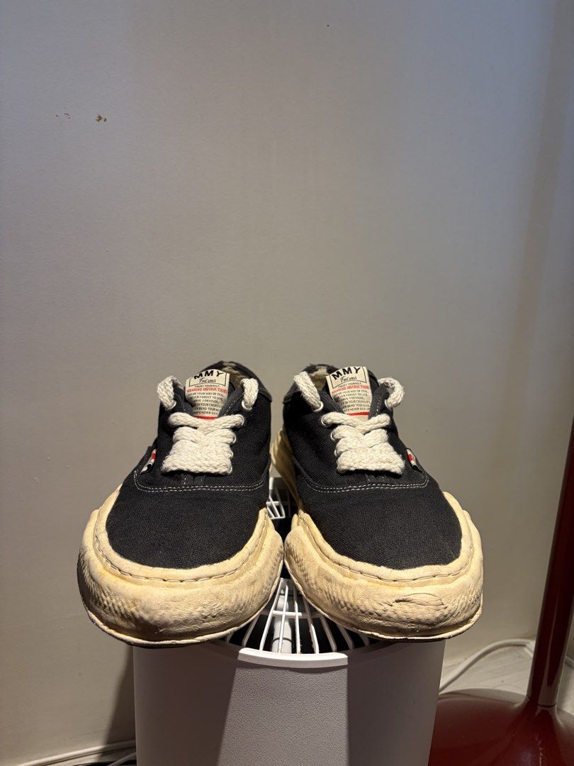 Maison Mihara Yasuhiro MMY Baker (Category: Sneakers) located in Manila. Submitted by sebedi (Listing ID 1470226075, Image 2). Description: Maison Mihara Yasuhiro MMY Size 42, fits US8.5-9 Men’s Good condition, no box Yellowing sole, minor sockliner tears, sole scuff.
