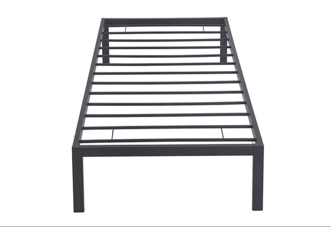 Mandaue Foam Metal Bed Frame Semi Double Size (Category: Bed Frames & Mattresses) located in Manila. Submitted by loislane112233 (Listing ID 1470265956, Image 1). Description: - Size: Semi Double - Material/Color: Sturdy metal frame in black finish - Support: Solid slatted base for great mattress support - Design: Minimalist style, ideal for small rooms, dorms, and guest rooms - Assembly: Simple assembly required - Fulfillment: Pick up preferred 