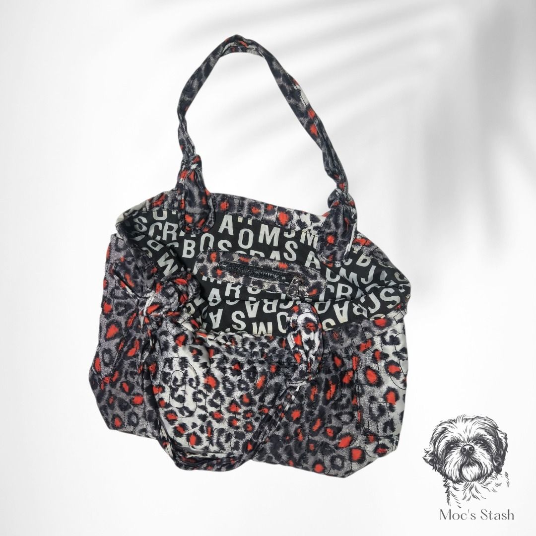 Marc by Marc Jacobs Quilted Nylon Leopard Tote Bag (Category: Shoulder Bags) located in Caloocan City. Submitted by mocs.stash (Listing ID 1470179848, Image 1). Description: Marc by Marc Jacobs Quilted Nylon Leopard Tote Bag Selling for ₱1,000 (SRP: ~₱12,000) Brand: Marc by Marc Jacobs Condition: Preloved in great condition Price: ₱1,000 Shipping & Location Details: Location: Caloocan Shipping Fee: Paid by buyer Couriers: Grab Express, Lalamove, 