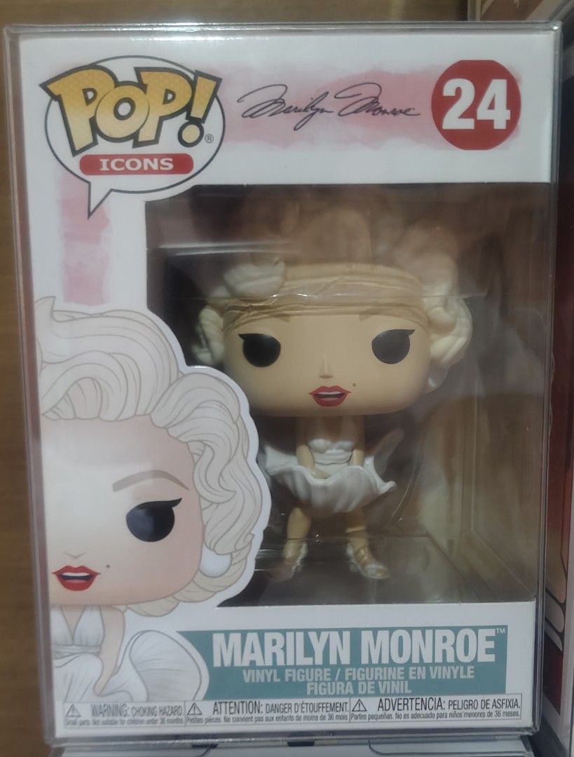 Marilyn Monroe - Funko Pop Icons! (Category: Figurines & Statues) located in Bacolod City. Submitted by p.marieee_g.1912 (Listing ID 1470240715, Image 1). Description: ❗❗❗ FOR SALE ❗❗❗ — Marilyn Monroe (Pop Icons!) w/protector case — Commemorate the iconic actress, singer, and model with Pop! Marilyn Monroe. Collectible stands approximately 3.75 in (9.5 cm) tall. Marilyn Monroe - #24.
