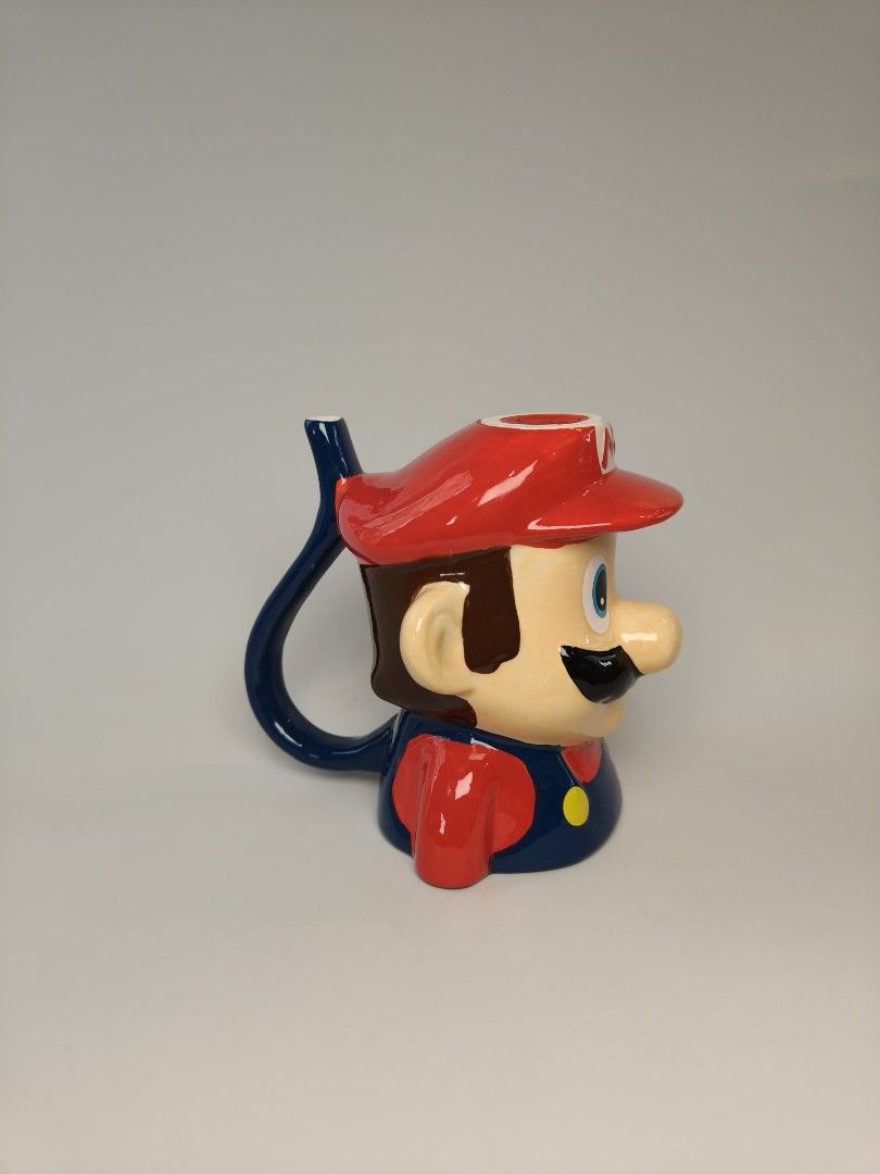 Mario 3D mug (Category: Coffee & Tea Tableware) located in Cavite. Submitted by phtmt (Listing ID 1470266307, Image 2). Description: (Paint chip repainted - hat) These are factory pull-out items, so minor imperfections or flaws may be present. Please manage your expectations..