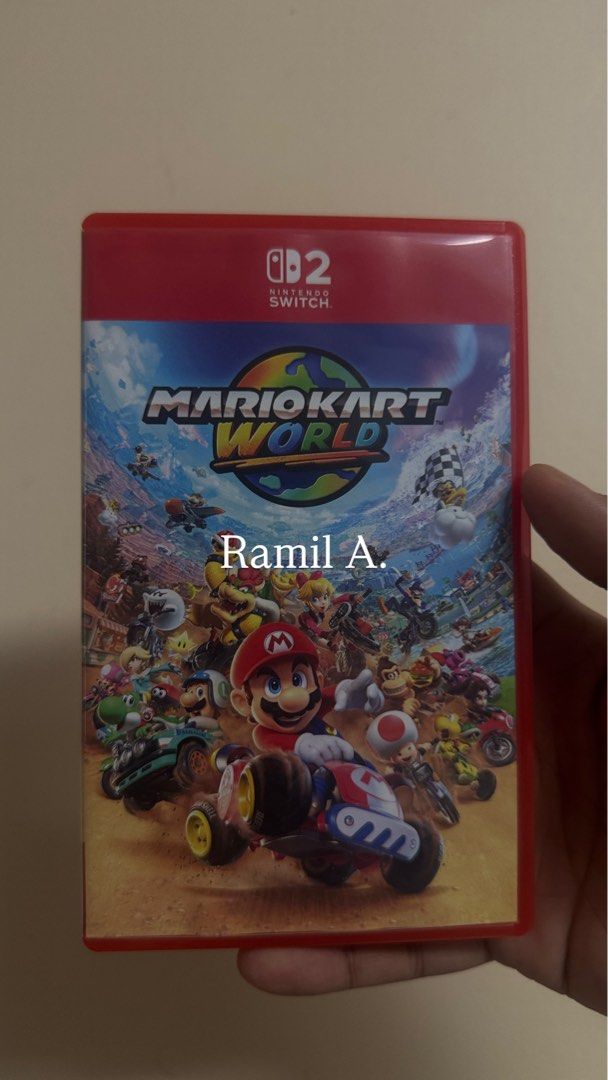 Mario Kart World Nintendo Switch (Category: Nintendo) located in Manila. Submitted by ming7071 (Listing ID 1470163264, Image 1). Description: Mario Kart World Nintendo Switch ₱2,600 Taguig area Pickup & meetup nearby Shipping thru Lalamove/LBC/J&T (non-COD/COP).