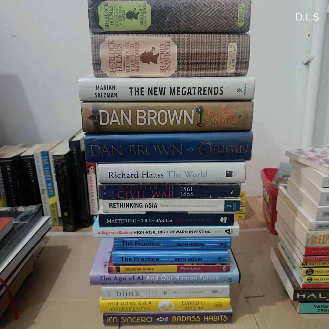 MARKDOWN PRICE: BOOKS FOR ₱200 EACH (Category: Storybooks) located in Manila. Submitted by x_danilo (Listing ID 1470271464, Image 1). Description: PTPA! MASSIVE SALE! I am selling my books for ₱200 each, all books are in very good condition (except Sherlock). All books including dust jacket are wrapped with plastic cover. This one is also open for a bulk offer (please no lowball offer) Sherlock Holmes is set to sell for ₱350 BUNDLE w/major issue.