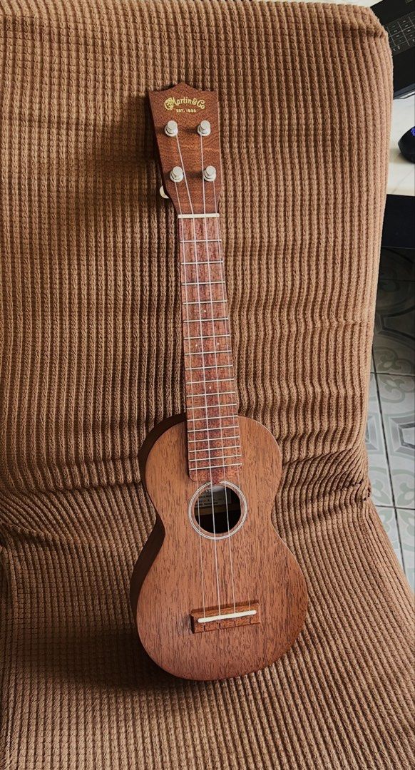 Martin S1 Soprano Ukulele (Category: Musical Instruments) located in Dagupan City. Submitted by rick.cas (Listing ID 1470282166, Image 1). Description: Martin S1 Soprano Ukulele Inclusions: - Original Martin gigbag - I’ll also include the ABS Hardcase Info: - This is an all-solid mahogany soprano ukulele. - It’s very light (approximately 340g), and it features a hand-rubbed satin finish. - Recently installed Martin M600 fluorocarbon strings . ₱20