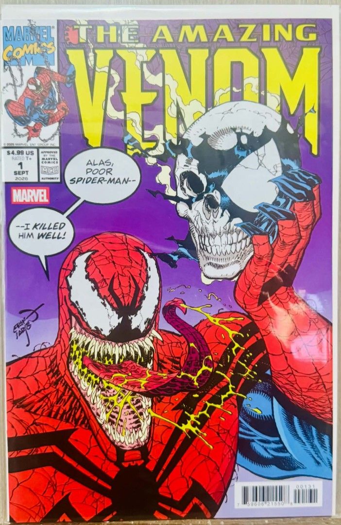 Marvel Comics: The Amazing Venom #1 (Category: Comics & Manga) located in Manila. Submitted by komikskid92 (Listing ID 1470348976, Image 1). Description: The Amazing Venom #1 - Cover by Erik Larsen (homage to Spider-Man 347) Item is VF+ to NM Condition Mandaluyong location.