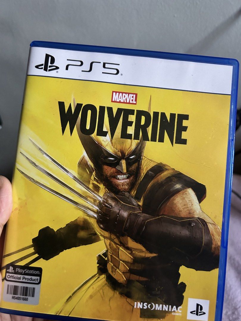 Marvel Wolverine PS5 Game Insomniac Games (Category: PlayStation) located in Makati City. Submitted by crazymofo.2020 (Listing ID 1470340684, Image 1). Description: - Game: Marvel's Wolverine for PlayStation 5 - Developer: Insomniac Games - Condition: Like new, standard blue keep case and cover art included - Functionality: Tested, disc plays normally - Delivery: Fast shipping or meet-up around town - Trusted seller: Buy with confidence!.