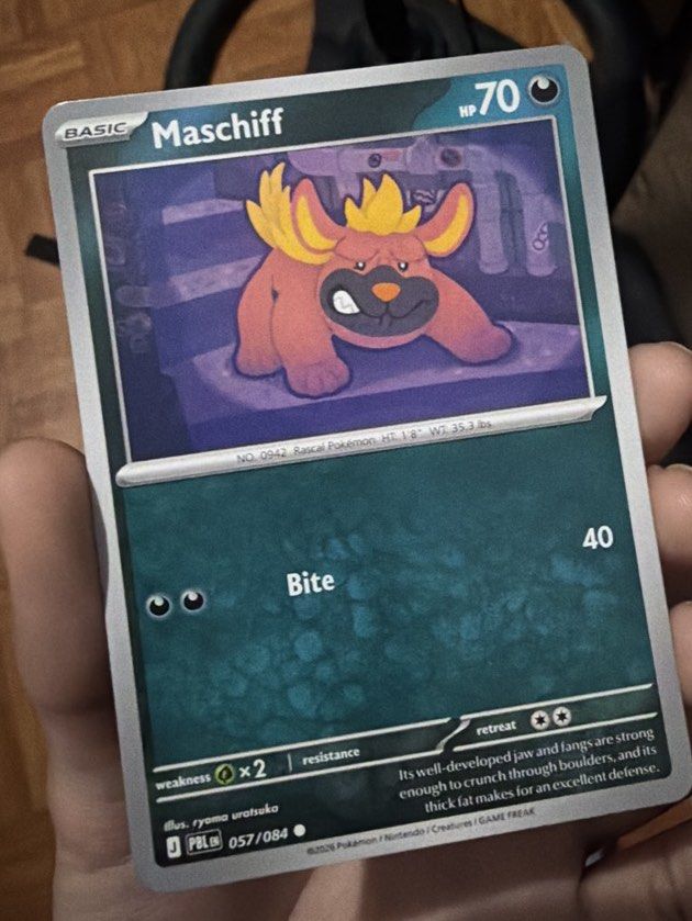 Maschiff Pokemon Pitch Black Normal (Category: Raw Singles) located in Quezon City. Submitted by bananak1tchen (Listing ID 1470318315, Image 1). Description: RFS: Decluttering MOP: Bank Transfer MOD: J&t / SDD.