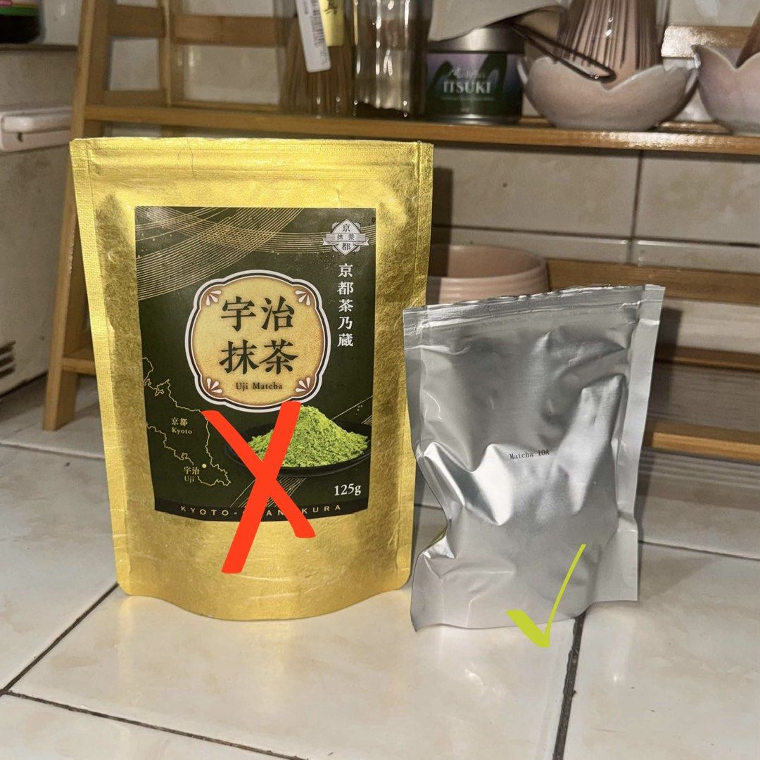 Matcha Powder 10A - 48g (Category: Beverages) located in Calamba. Submitted by allenmigoll (Listing ID 1470217218, Image 1). Description: - Includes extra foil pack labeled Matcha 10A - Vibrant bright green powder with a super fine grind - Ideal for making creamy iced matcha lattes daily - Properly stored in a cool, dry place to maintain freshness - Lots of product still left in the bag RFS: Girlfriend likes trying all kinds of matcha & this has 