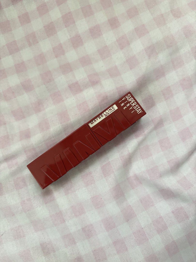 maybelline vinyl ink irresistible (Category: Makeup) located in Manila. Submitted by iyahpreloved_ (Listing ID 1470194293, Image 1). Description: barely used - used 5x only .