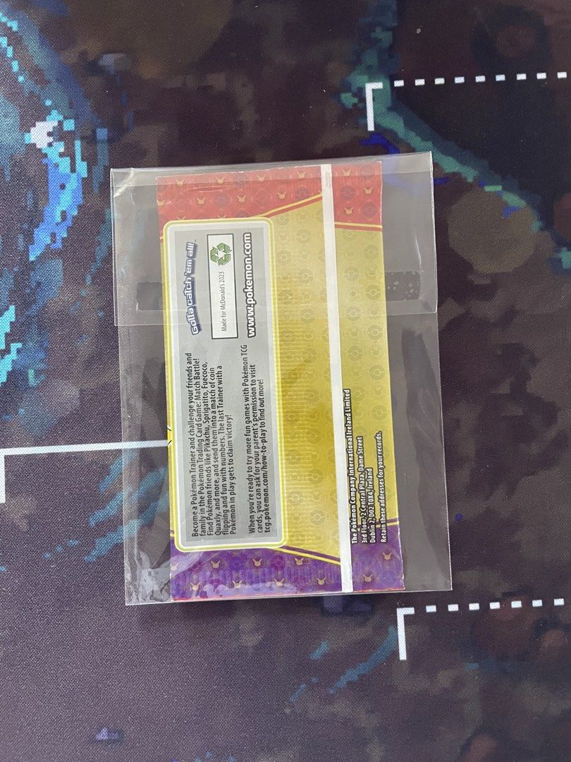 McDonalds 2023 Match & Battle Pokemon Pack (Category: Card Packs) located in Muntinlupa City. Submitted by shiganshina_collectibles (Listing ID 1470215810, Image 2). Description: Loc: Quezon city MoD: LBC or Lalamove MoP: GCash or Maya.