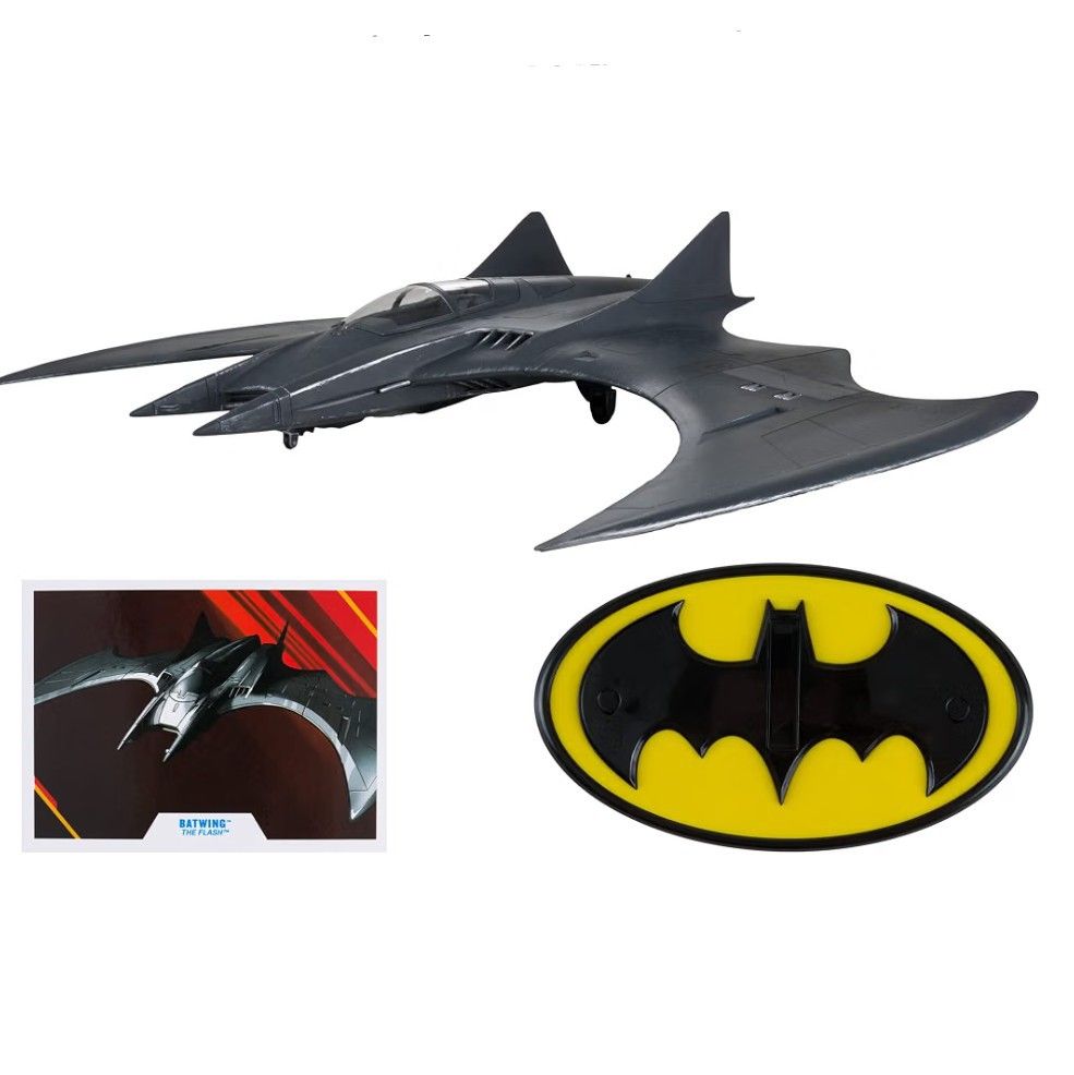 McFarlane DC Multiverse Gold Label The Flash BATWING 7" Scale Action Vehicle (Category: Action & Battle Toys) located in Paranaque City. Submitted by AirplanesTrainsAutomobilesATBP (Listing ID 1470326056, Image 3). Description: Want to see more of my listings? Just click my username above.☝️ DESCRIPTION: > ITEM: McFarlane DC Multiverse Gold Label Exclusive The Flash Movie BATWING 7" Scale Action Vehicle. Measures approximately 27" in length with 