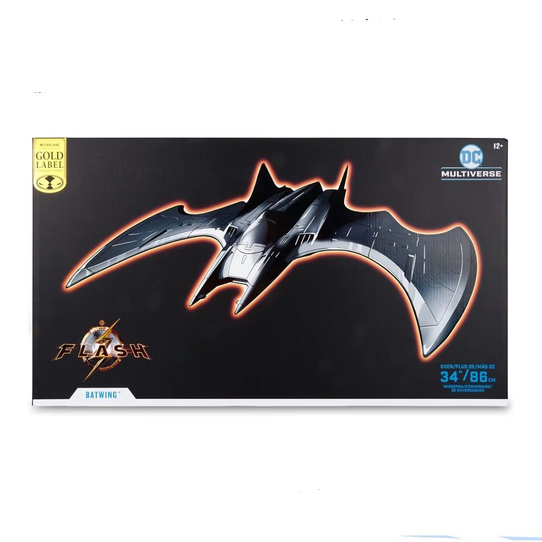 McFarlane DC Multiverse Gold Label The Flash BATWING 7" Scale Action Vehicle (Category: Action & Battle Toys) located in Paranaque City. Submitted by AirplanesTrainsAutomobilesATBP (Listing ID 1470326056, Image 2). Description: Want to see more of my listings? Just click my username above.☝️ DESCRIPTION: > ITEM: McFarlane DC Multiverse Gold Label Exclusive The Flash Movie BATWING 7" Scale Action Vehicle. Measures approximately 27" in length with 