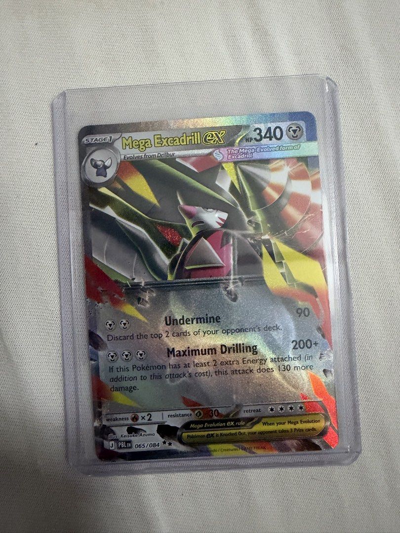 Mega Excadrill ex (065/084) (Category: Raw Singles) located in Marikina City. Submitted by jpcollectiblesph (Listing ID 1470305714, Image 1). Description: .