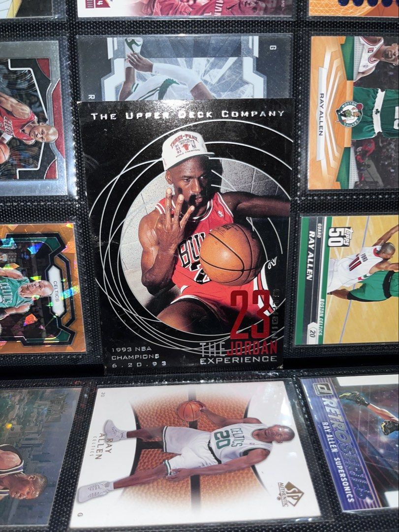 Michael Jordan Jumbo Card (Category: Raw Singles) located in Makati City. Submitted by saint09_nba (Listing ID 1470293419, Image 1). Description: With Topload Has Corner Issue pero goods pang display WYSIWYG Shipping Care of buyer.