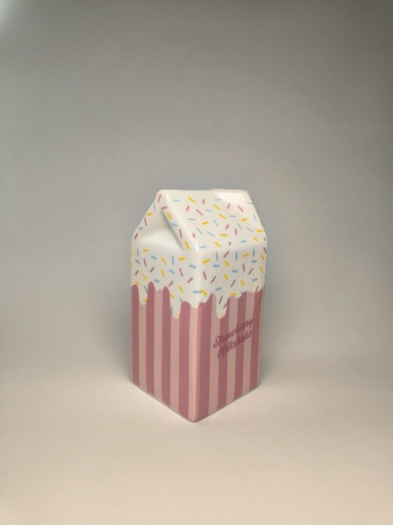 Milkshake Vase (Category: Vases & Decorative Bowls) located in Cavite. Submitted by phtmt (Listing ID 1470265528, Image 2). Description: with crazings These are factory pull-out items, so minor imperfections or flaws may be present. Please manage your expectations..