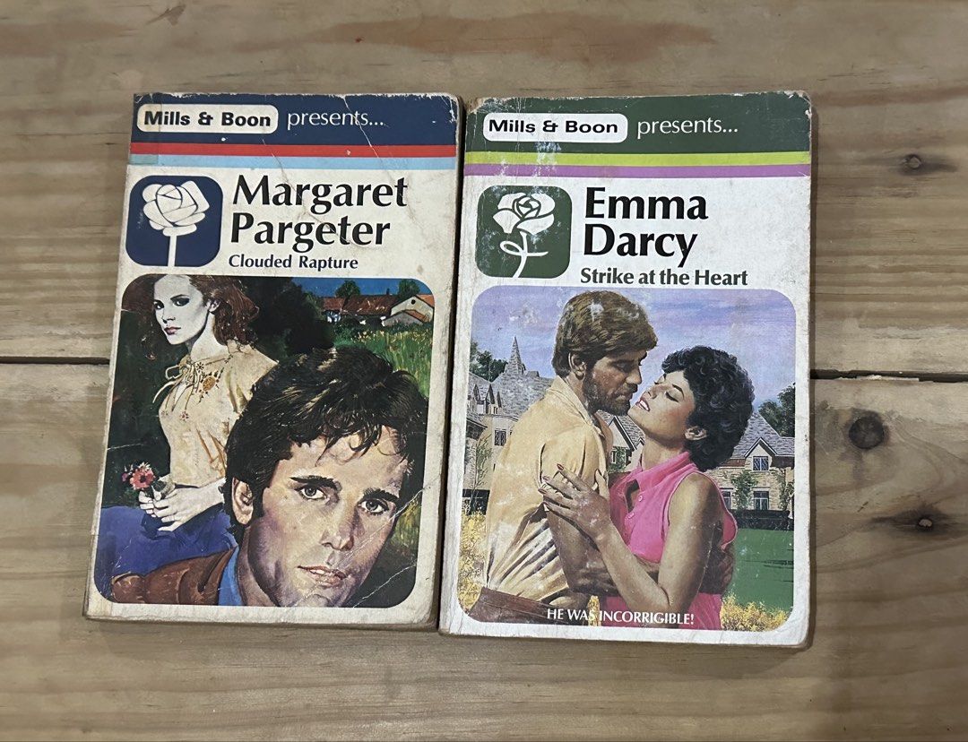 Mills & Boon Romance Paperback Books (Category: Storybooks) located in Caloocan City. Submitted by mae2551 (Listing ID 1470253495, Image 2). Description: - Product: Mills and Boon romance books - Condition: Preloved with yellowed pages and creased spines Available: - A Dangerous Man by Mary Wibberley - Laird of Gaela by Mary Wibberley - Dark Viking by Mary Wibberley - Jungle of Desire by Flora Kidd - The Midnight Sun by Katrina Britt - Clouded Ra