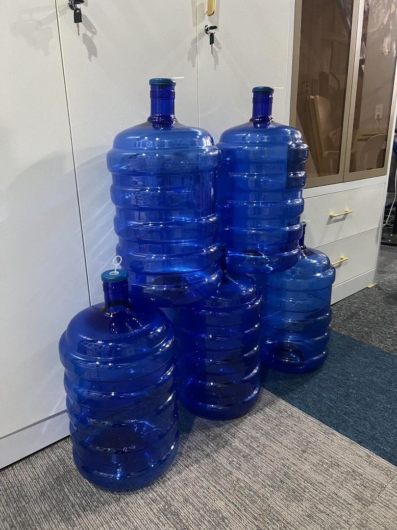 Mineral water gallon with cover (Category: Water Bottles & Tumblers) located in Liloan. Submitted by oddflower_c197c6 (Listing ID 1470178127, Image 1). Description: MINERAL WATER GALLON SET WITH COVER❗️ .