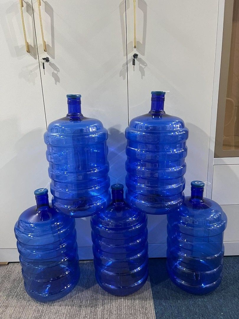 Mineral water gallon with cover (Category: Water Bottles & Tumblers) located in Liloan. Submitted by oddflower_c197c6 (Listing ID 1470178127, Image 2). Description: MINERAL WATER GALLON SET WITH COVER❗️ .