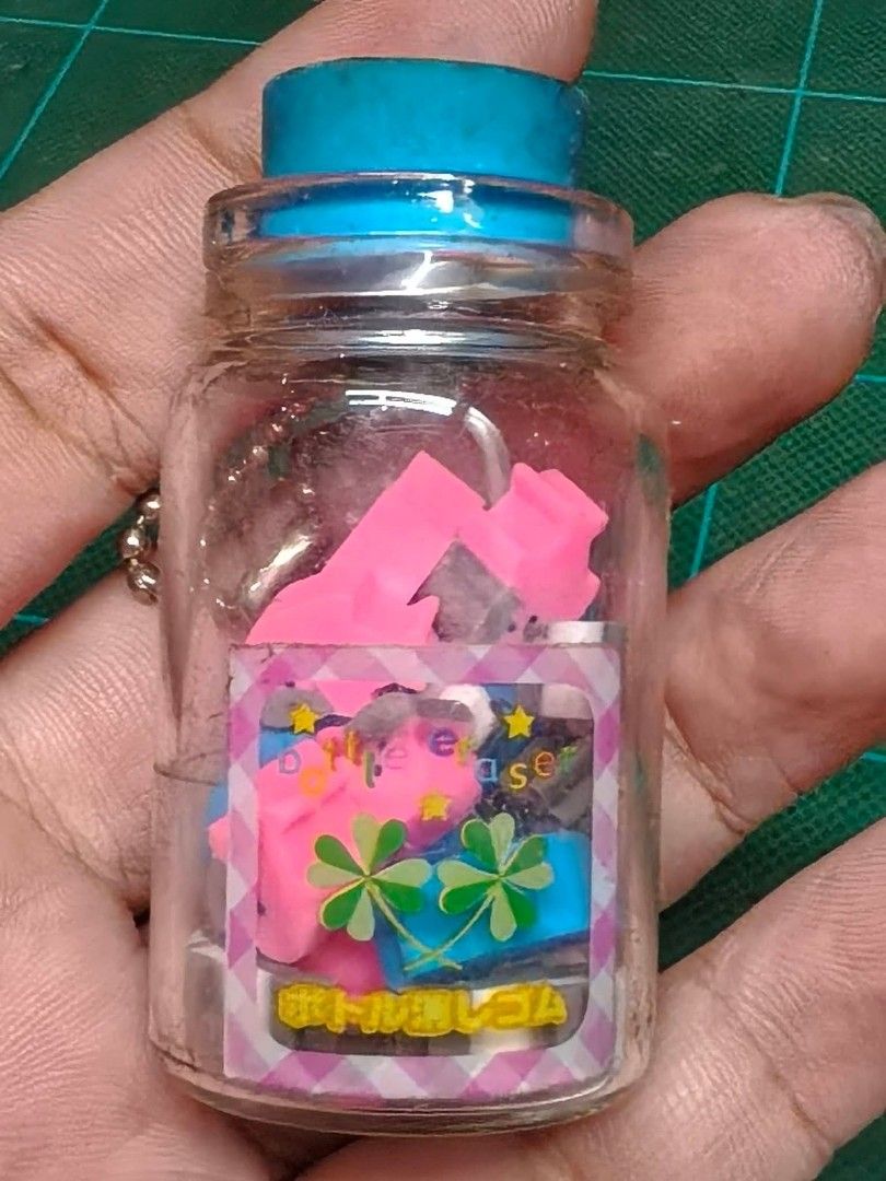 Miniature Bottle Collection Eraser & Tropical Bottle (Category: Other Home Decor) located in Cebu City. Submitted by dudes_villanueva (Listing ID 1470249462, Image 3). Description: Miniature Bottle Collection Eraser & Tropical Bottle In good condition as is where is.