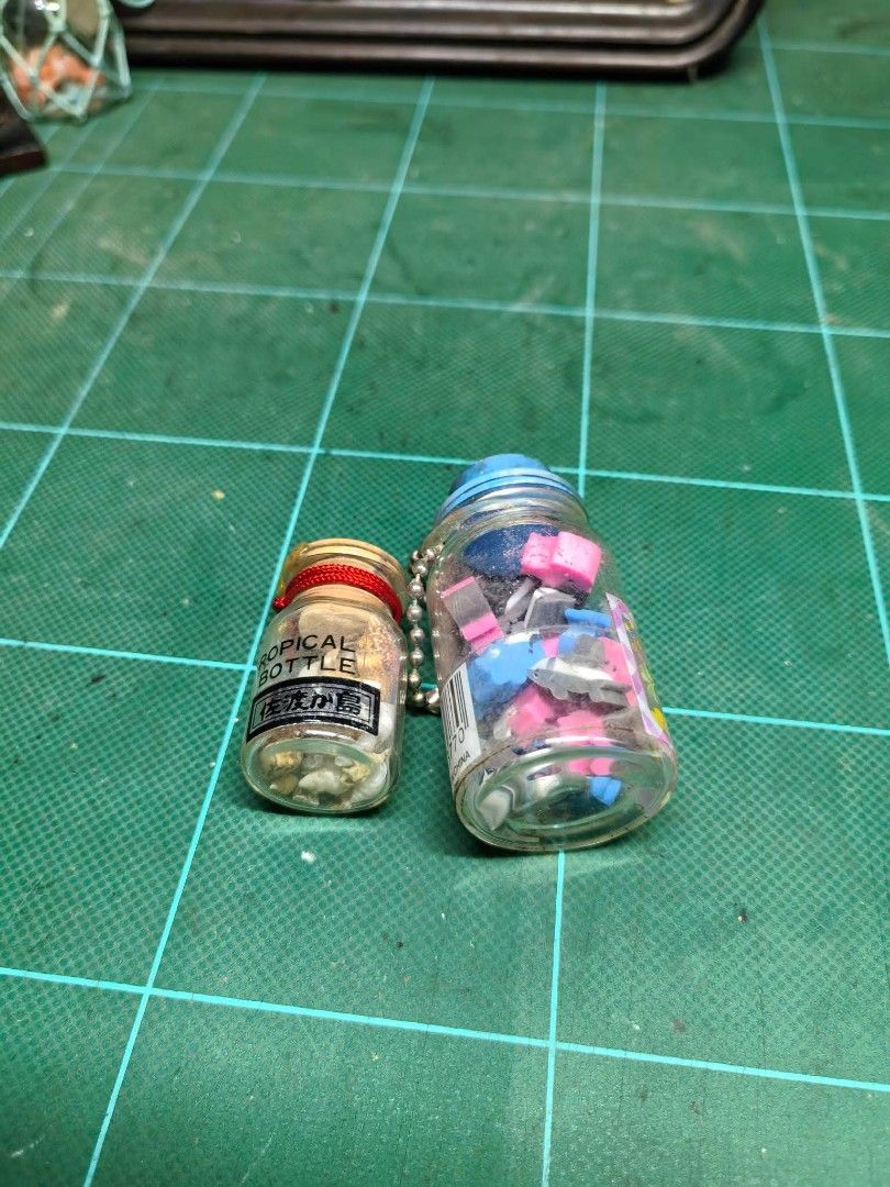 Miniature Bottle Collection Eraser & Tropical Bottle (Category: Other Home Decor) located in Cebu City. Submitted by dudes_villanueva (Listing ID 1470249462, Image 2). Description: Miniature Bottle Collection Eraser & Tropical Bottle In good condition as is where is.