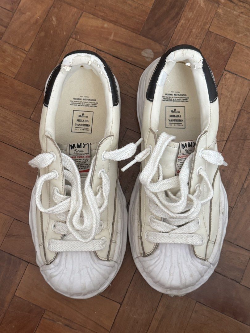 MMY Blakey (Maison Mihara Yasuhiro) (Category: Sneakers) located in Quezon City. Submitted by jjjawnz (Listing ID 1470228485, Image 2). Description: Size 10-11 still in great condition. has sockliner issue but does not affect shoes at all. dm for inquiries & offers..