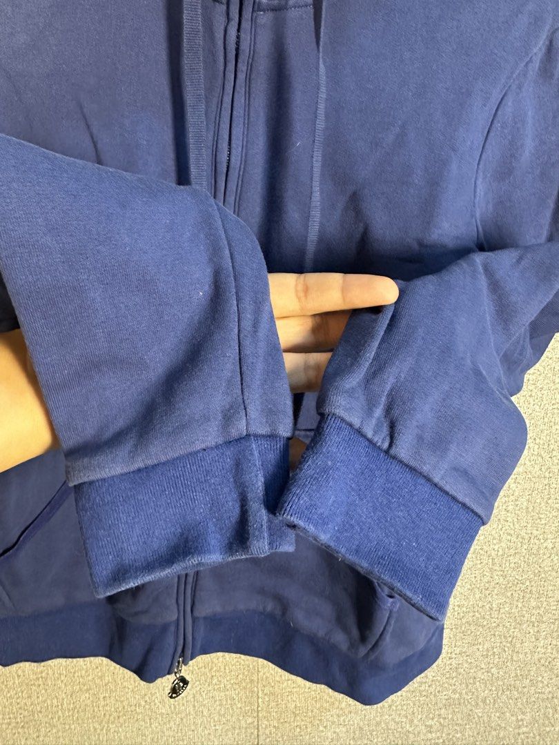 MONCLER FULLZIP HOODIE JACKET (Category: Luxury Apparel) located in Rizal. Submitted by jamesthrift (Listing ID 1470168578, Image 3). Description: MONCLER FULLZIP HOODIE JACKET Size : S Dimes: -width 16 -length 23 Condition: Excellent Color Rate: 9.5 Issue: none 🏷️199+sf.