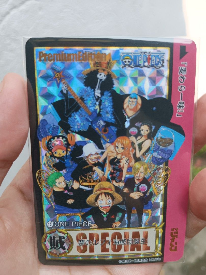 Monkey D. Luffy 15 SPECIAL (Category: Raw Singles) located in Manila. Submitted by glique30 (Listing ID 1470233064, Image 1). Description: For sale One Piece Special premium edition 2016 Weekly jump mint condition Fix P6,000.
