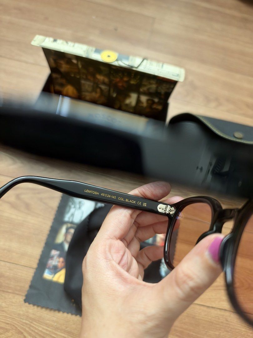 Moscot Lemtosh 49 with NY Rose Tint (Category: Sunglasses & Eyewear) located in Makati City. Submitted by muffinstuffins (Listing ID 1470181950, Image 3). Description: - purchased from LS Pascual 6 months ago - i can’t find receipt but this is guaranteed authentic - SRP 24k - Lenses: NY Rose-tinted - Size: 49-24-145 (printed on temple arm) - Inclusions: Branded hard leather case, special edition anniversary box, Moscot cleaning cloth, and LSPascu