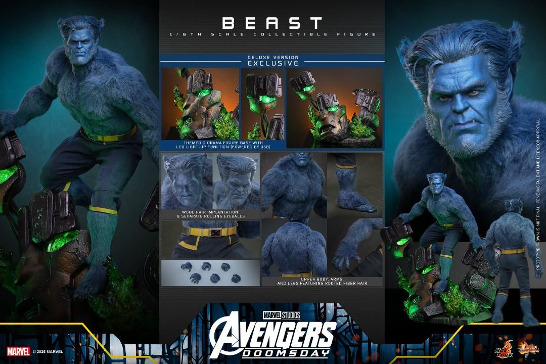 Movie Masterpiece MMS921 - Avengers Doomsday: The Beast, Toys ...