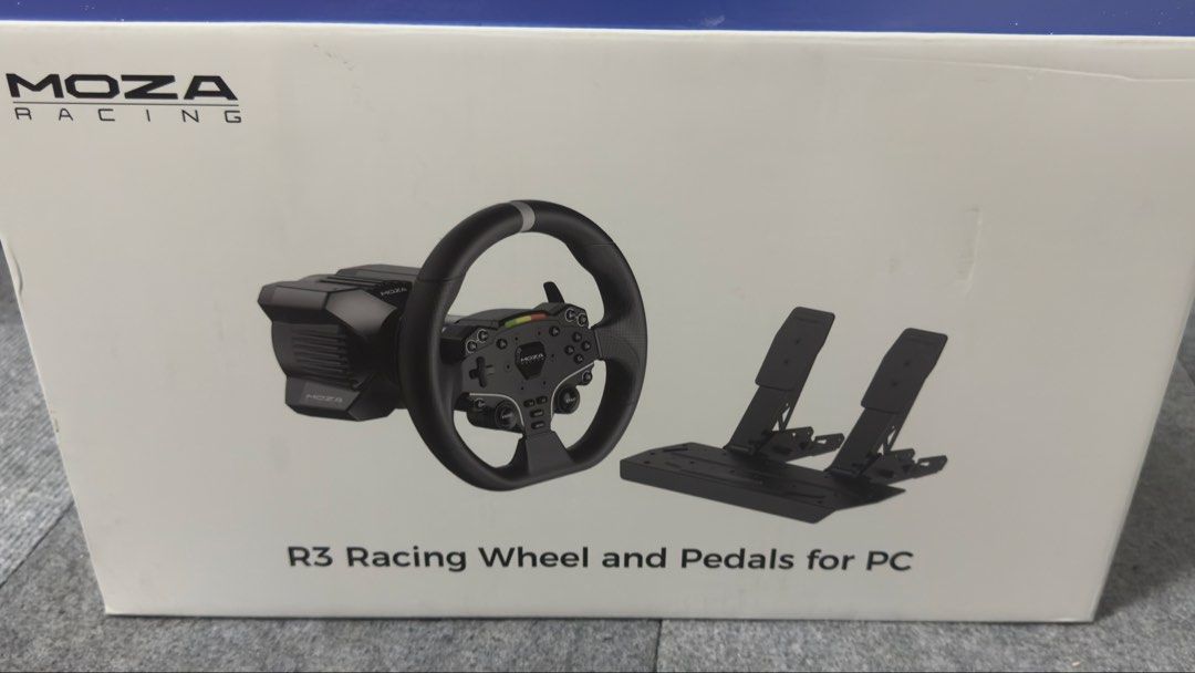 Moza Racing R3 Racing Wheel and Pedals for PC, Video Gaming, Gaming ...