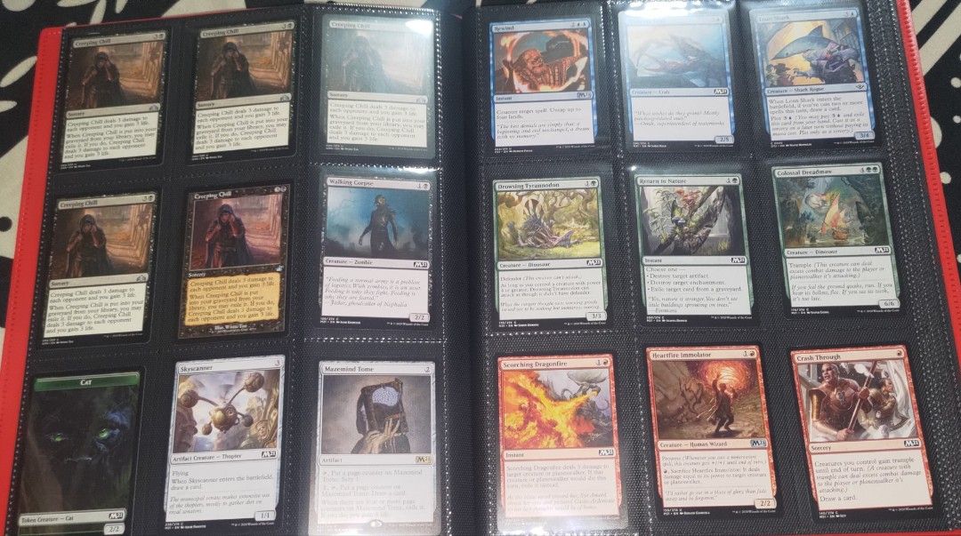 Mtg Dredge pieces (Category: Card Boxes & Cases) located in Quezon City. Submitted by arkibeans113 (Listing ID 1470312939, Image 2). Description: For Sale (selling as set only) Dredge pieces Random cards Binder 9slot Deck box Dice 60pcs red sleeves All for 2200php Pm or text 09458442463 Meetups: Ayala cloverleaf Fishermall Monumento Sm north Or via lalamove .