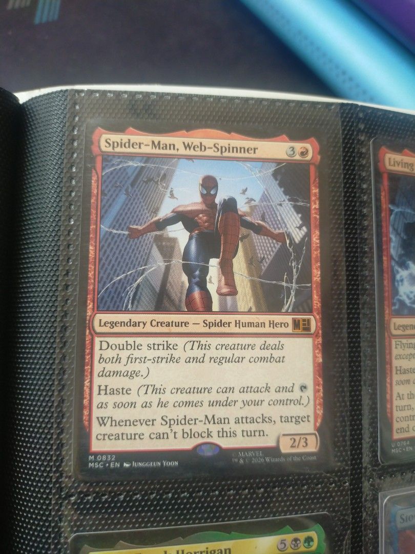 MTG Spider-Man, Web-Spinner (Category: Raw Singles) located in Manila. Submitted by avaritiahobbyshop (Listing ID 1470160934, Image 1). Description: magic the gathering. price may change due to online factor or time price may adjust!.