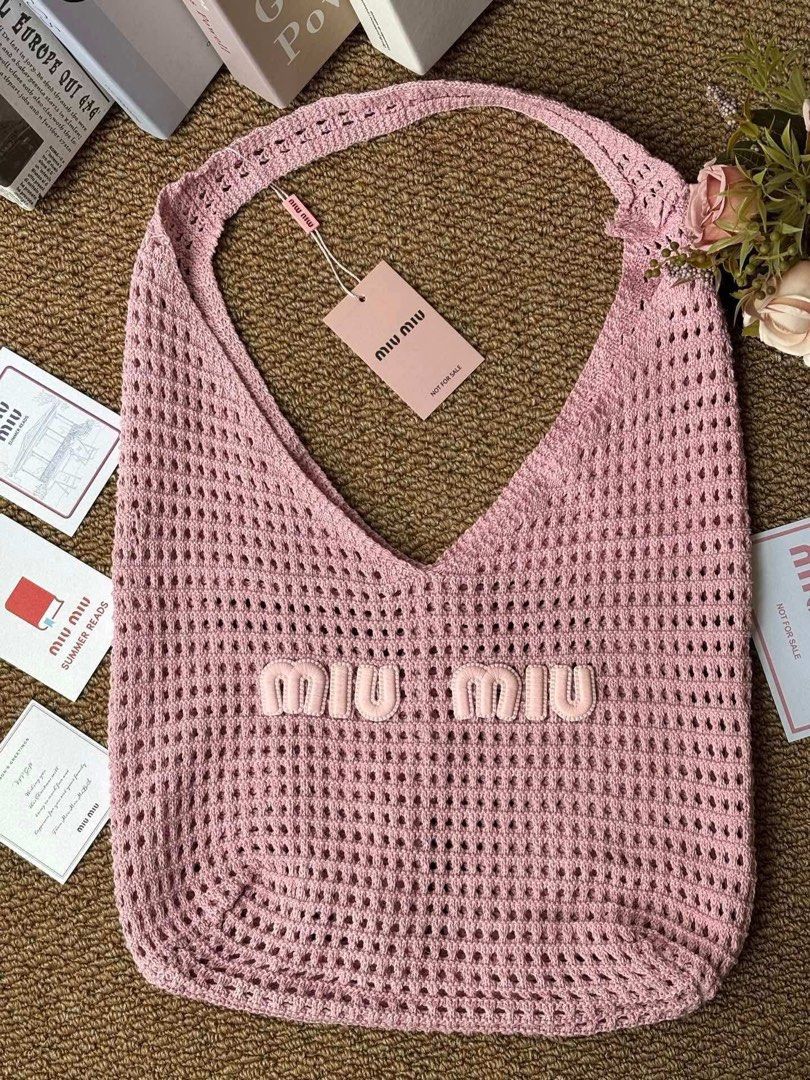 Mui mui kitten bag (Category: Tote Bags) located in Caloocan City. Submitted by thylina_west24 (Listing ID 1470347716, Image 3). Description: MIU MIU KITTEN PINK TOTE BAG 🎀🐱 A charming pink tote bag featuring a playful kitten design. Stylish, feminine, and perfect for adding a cute touch to any outfit. .