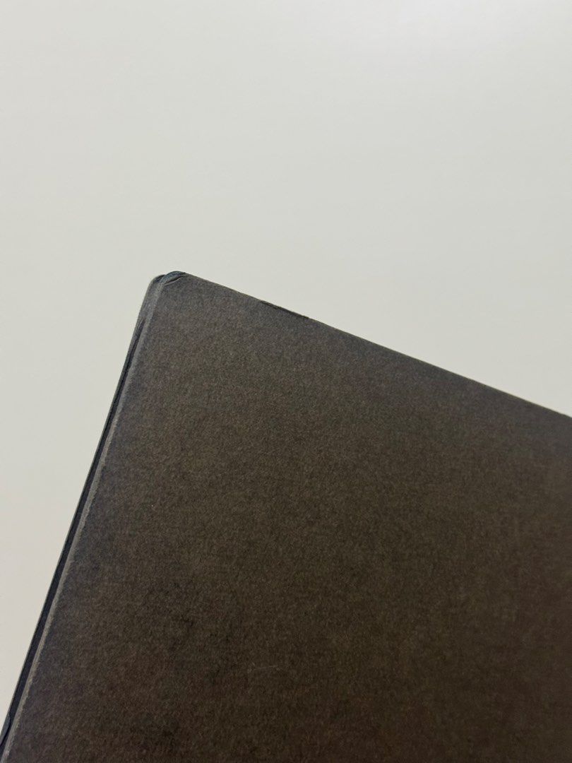 MUJI A5 20 Rings Binder Notebook Dark Grey (Category: Stationery & School Supplies) located in Manila. Submitted by ephtans (Listing ID 1470293534, Image 3). Description: - Brand: MUJI - Size: A5 - Color: Dark grey minimalist cardboard cover - Binding: 20-ring metal binder mechanism - Pages: Clean grid paper, ready for use - Condition: Good, with light scuffs and minor corner wear on the cover; original retail sticker attached inside the back cov