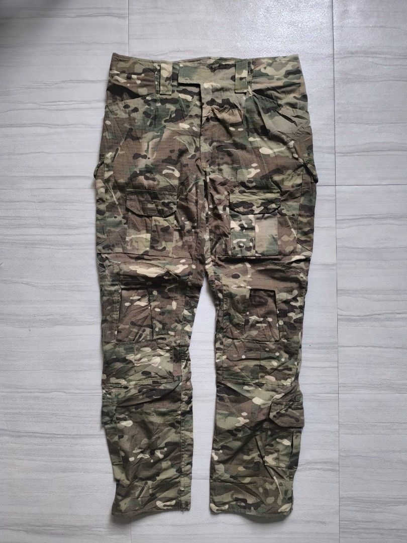 Multicam Tactical Pants Ripstop Camo US 30/32 (Category: Trousers) located in Talisay. Submitted by jppppppppp (Listing ID 1470234565, Image 1). Description: Random Multicam Tactical Pants Ripstop Fabric Same as 5.11 Material Tagged as 30 Actual Dimensions W 33 L 39.5 Leg Opening 7.3 Excellent Condition 1️⃣2️⃣9️⃣0️⃣+SF 09472849954.