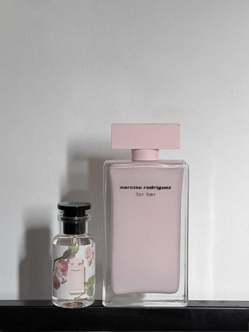 Narciso Rodriguez For Her EDP 20ml (Category: Fragrance & Deodorants) located in Calamba. Submitted by rae_preloves (Listing ID 1470147936, Image 1). Description: - Authentic Narciso Rodriguez For Her perfume, my mom bought it in Israel. - Perfume has been decanted to 20ml. - Ideal for travel and daily carry. - Selling this because i have too many perfume. - Negotiable .