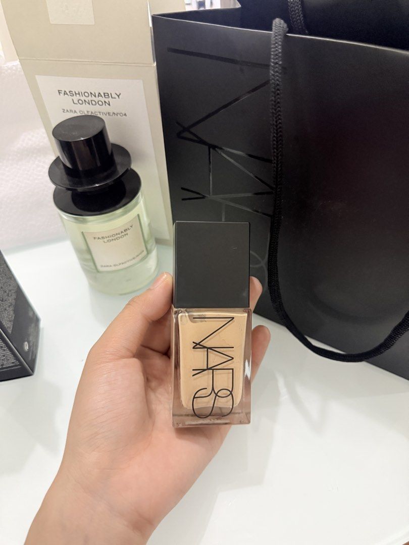 NARS Light Reflecting Foundation Deauville (Category: Makeup) located in Pasig City. Submitted by andrei.decyy (Listing ID 1470340701, Image 1). Description: Missing 4-5 pumps - Brand: NARS - Product: Light Reflecting Foundation - Shade: Deauville (Light 4) - Size: 30 ml - Condition: Brand new, unused, comes with original box - Coverage: Medium, buildable - Formula: Skincare-infused for a natural, glowing finish - Reason for selling: Bought the w