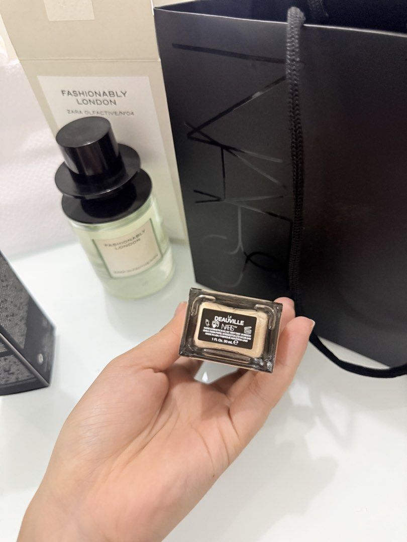 NARS Light Reflecting Foundation Deauville (Category: Makeup) located in Pasig City. Submitted by andrei.decyy (Listing ID 1470340701, Image 3). Description: Missing 4-5 pumps - Brand: NARS - Product: Light Reflecting Foundation - Shade: Deauville (Light 4) - Size: 30 ml - Condition: Brand new, unused, comes with original box - Coverage: Medium, buildable - Formula: Skincare-infused for a natural, glowing finish - Reason for selling: Bought the w