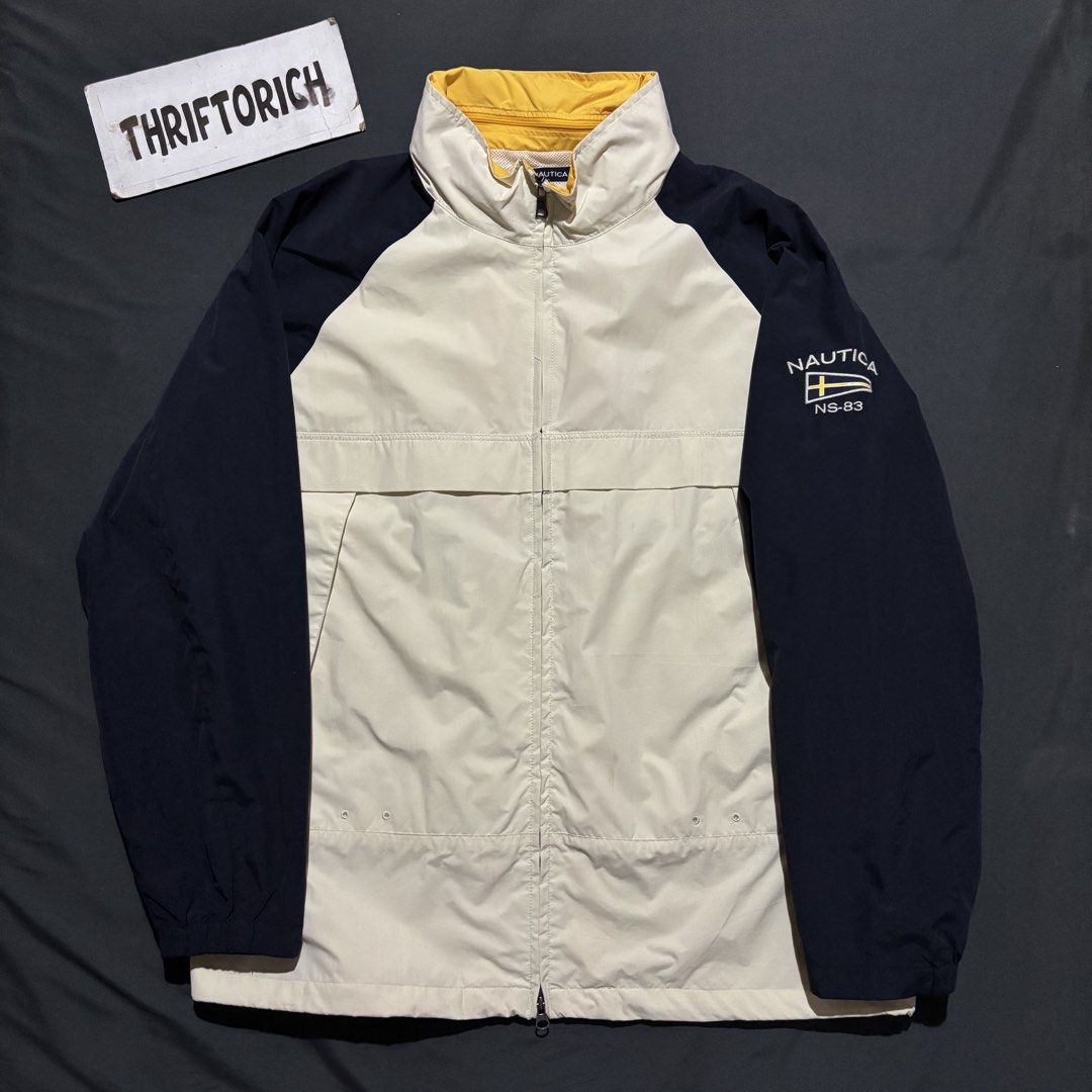 NAUTICA TWOTONE WINDBREAKER (Category: Coats, Jackets and Outerwear) located in Taytay. Submitted by dwinsapparel (Listing ID 1470251958, Image 1). Description: NAUTICA TWOTONE WINDBREAKER W-26 L- 31.5 EXCELLENT CONDITION NEED WASH COMPLETE TAGS.