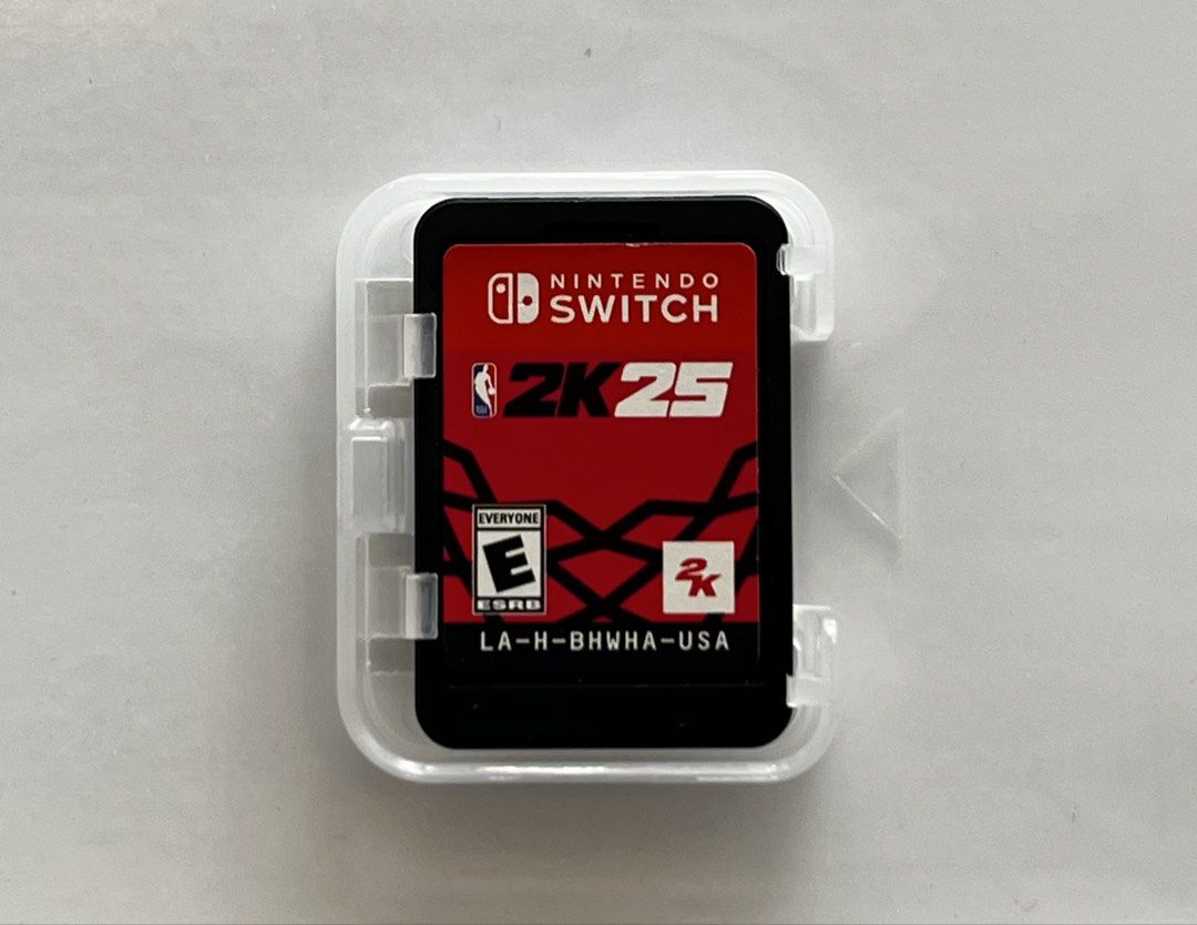 NBA 2K25 Nintendo Switch 1 Game (Category: Nintendo) located in Muntinlupa City. Submitted by carlos_g (Listing ID 1470300973, Image 3). Description: - Game: NBA 2K25 (Physical Game Card) - Platform: Nintendo Switch 1 - Inclusion: Original case and cartridge - Condition: Cartridge pins are clean and working normally.