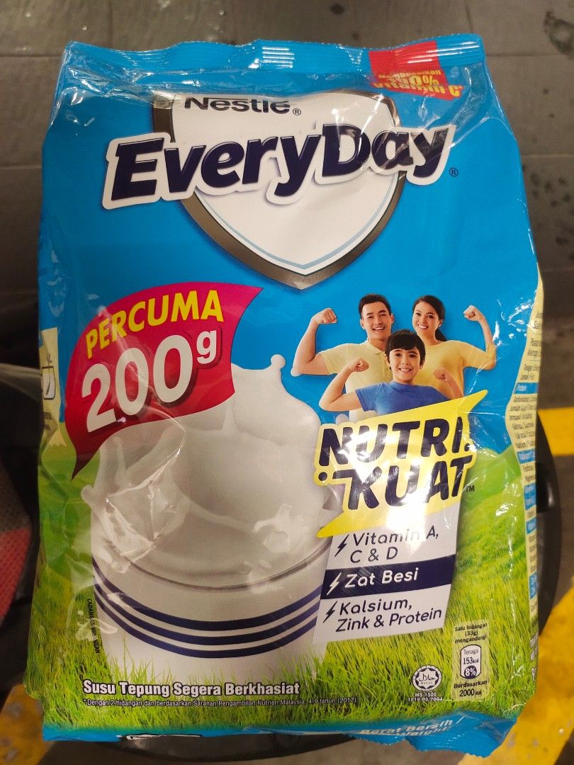 Nestle Everyday Milk Powder 1.5kg + Free 200g, Babies & Kids, Nursing ...